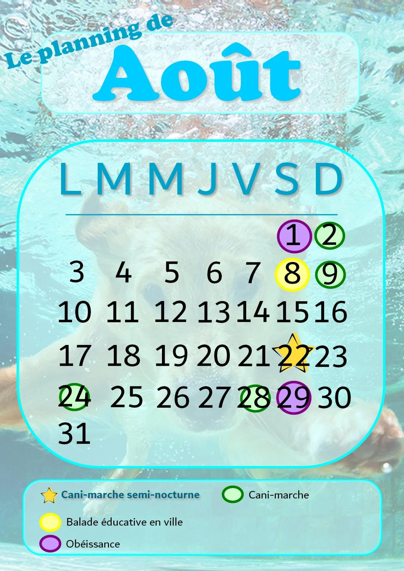 Planning aout